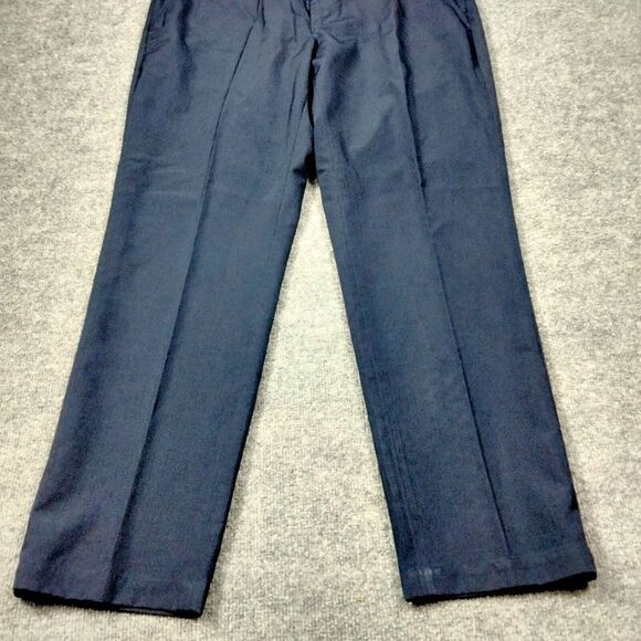 Bluffworks Pants Men's Size 37x30 Navy Blue Polyester Original Chino Regular Fit - Picture 2 of 11